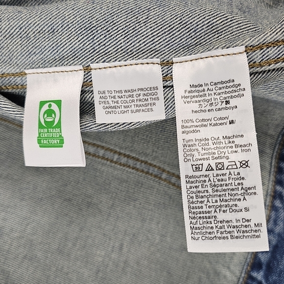 New! J. Crew Pleated Denim Lady Jacket - Picture 10 of 10